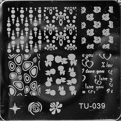 Joonemustrid Nail Art Pilt templiplaadid Maniküüri mall DIY loominguliseks murukujunduseks 3D küünekunsti kaunistus M11