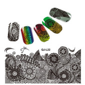 Mezerdoo New Lace Digital Signals Flower Design Nail Art Stamp Stamping Template Image Plate Stencil Nails Tool M107