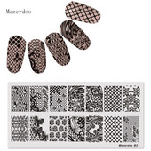 Πλάκες για νύχια με πλέγμα πεταλούδας Πρότυπο για σφράγιση νυχιών Εργαλεία μανικιούρ DIY Πρότυπο νυχιών Πλάκες για σφράγιση μανικιούρ Νυχιών Διακόσμηση δακτύλων