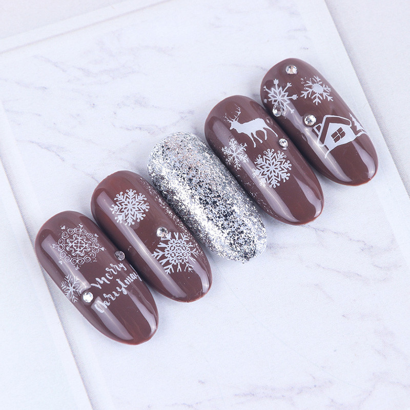 Nail Art transzfer acéllemez rozsdamentes acél Retro kis virágos pillangó rózsa köröm sablon transzfer festett köröm kiegészítők