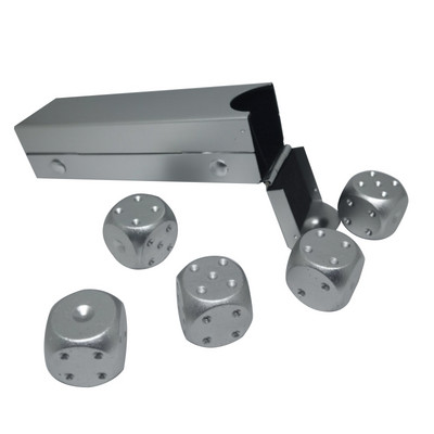 Ledo kubelių kibiras Daugkartinio naudojimo Laikyti vyną Atšaldyti Pokerio vakarėlio kauliukų priedai Aliuminio lydinio metalo kauliukai Viskio kauliukų akmenukai