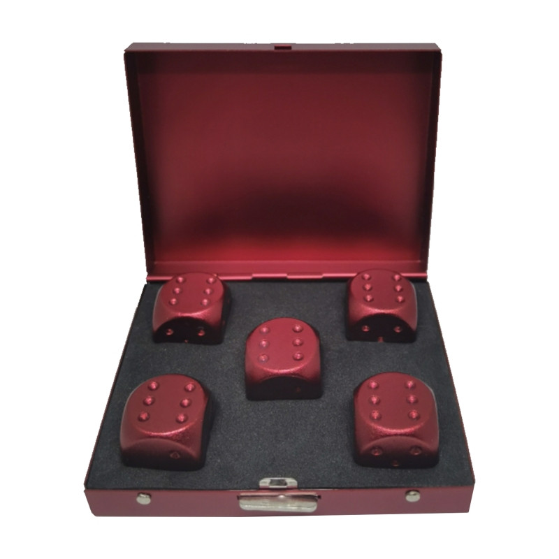 Ledo kubelių kibiras Daugkartinio naudojimo Laikyti vyną Atšaldyti Pokerio vakarėlio kauliukų priedai Aliuminio lydinio metalo kauliukai Viskio kauliukų akmenukai