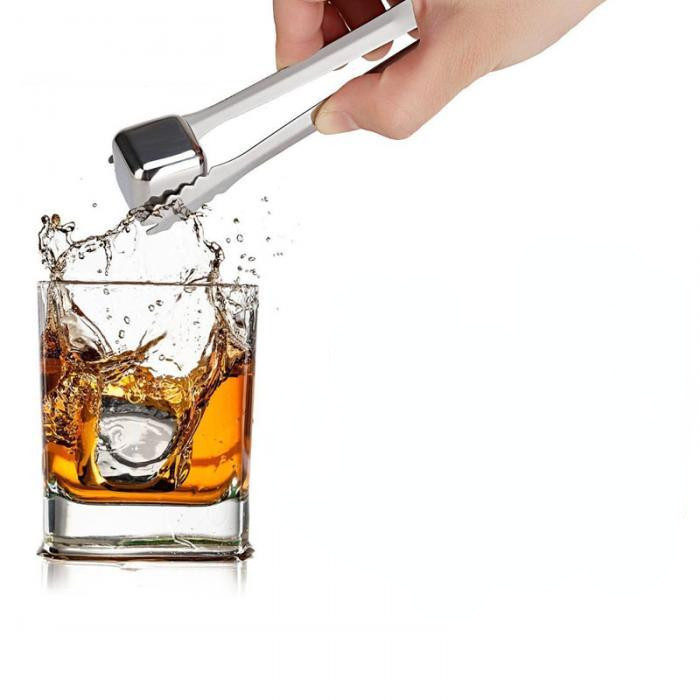 304 Gyorsfagyasztott rozsdamentes acél jégkocka ivóitalok hűtés fém jégszemcsék háztartási whisky jég bor sör jeges forró