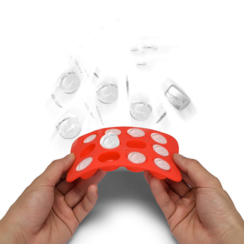 12 võrega silikoon-šokolaadivormi Creative Star/Südame/Ümara/ruudukujuline jääkuubikualus Fondant-koogikaunistusvorm