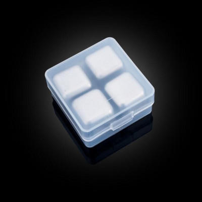 8 συσκευασίες ταχείας ψύξης 304 από ανοξείδωτο χάλυβα παγάκια ουίσκι πέτρες ουίσκι πέτρες ουίσκι επαναχρησιμοποιούμενα Chilling Stones Κύβοι πάγου για ποτά