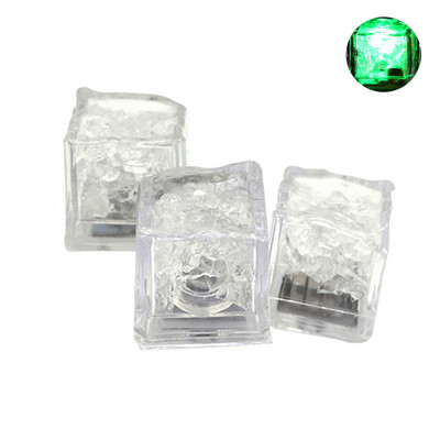 3 vnt LED šviesos ledo kubeliai Šviečianti naktinė lempa vakarėlio baro vestuvių puodelio dekoravimas nakties lempos vakarėlio baro vestuvių puodelio dekoravimo puodelis