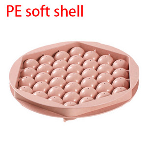 Színes kerek jégforma Jégkocka tálca Konyha Műanyag jégkorongforma Élelmiszer minőségű jégkockakészítők Barkácsolás fagylalt forma