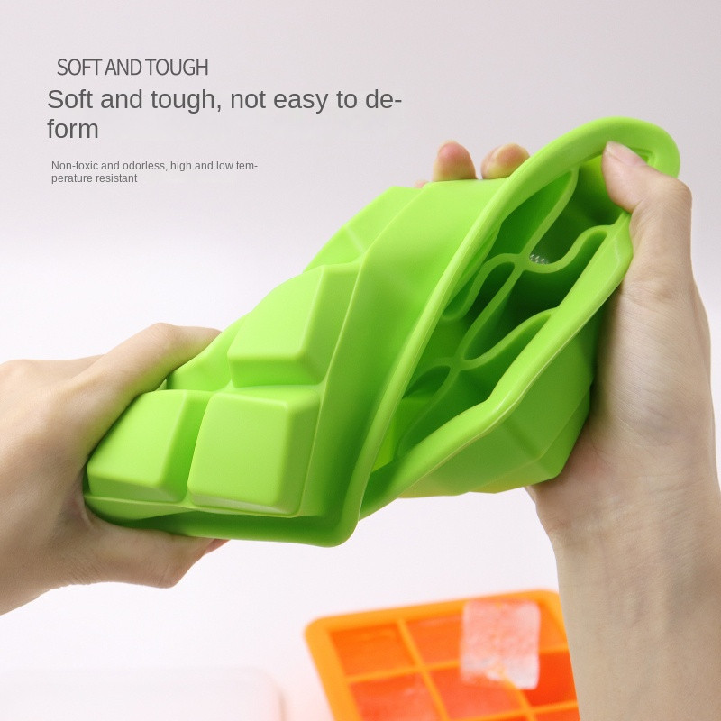 15 rácsos szilikon kocka forma nagy szilikon jégtálca forma jégkocka készítő forma nem mérgező tartós bár kocsma bor jégtömb készítő