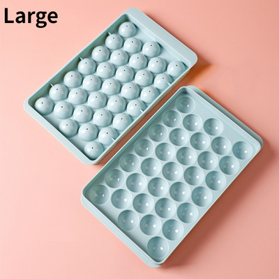 Πολύχρωμη στρογγυλή φόρμα παγωτού Ρόμβος Δίσκος παγωτού Κατασκευαστής κύβων PP Πλαστική φόρμα φόρμας φόρμας ποιότητας τροφίμων Εργαλεία κουζίνας Φόρμα παγωτού DIY