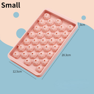 Πολύχρωμη στρογγυλή φόρμα παγωτού Ρόμβος Δίσκος παγωτού Κατασκευαστής κύβων PP Πλαστική φόρμα φόρμας φόρμας ποιότητας τροφίμων Εργαλεία κουζίνας Φόρμα παγωτού DIY