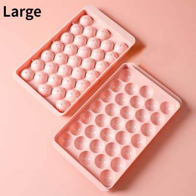 Πολύχρωμη στρογγυλή φόρμα παγωτού Ρόμβος Δίσκος παγωτού Κατασκευαστής κύβων PP Πλαστική φόρμα φόρμας φόρμας ποιότητας τροφίμων Εργαλεία κουζίνας Φόρμα παγωτού DIY