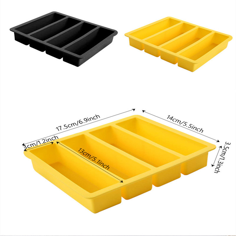 Μακρύς δίσκος παγοκύβων Επαναχρησιμοποιήσιμος καλούπι σιλικόνης για παγάκια BPA Free Ice maker Κύβοι πάγου σιλικόνης ποιότητας τροφίμων