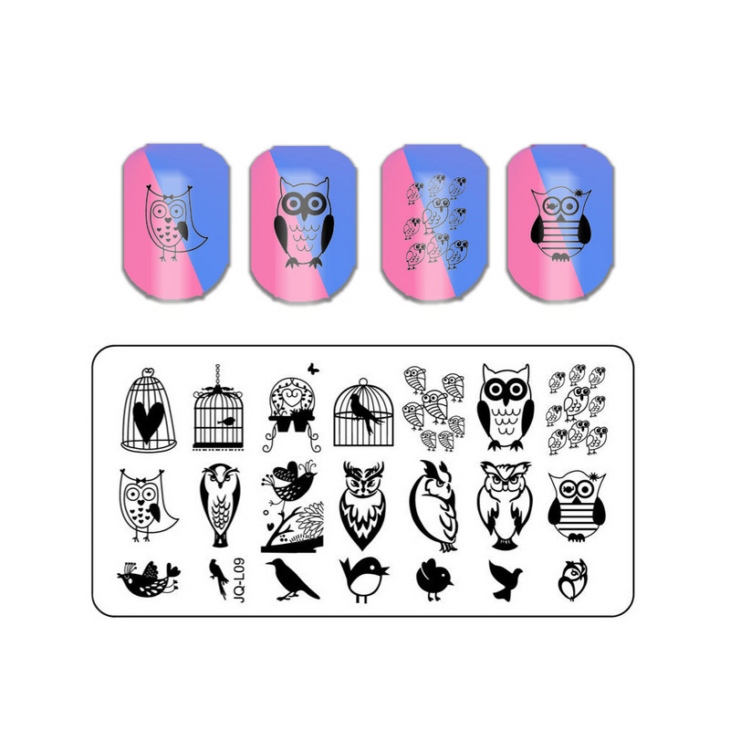 Lehed Lilletriibu Disain Tempelplaadid Abstraktsed Daami Näo Küünetempli mallid Lehed Lilleprintimine Šabloon Maniküüri tööriistad