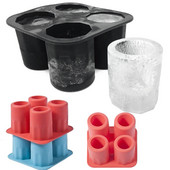 Jääkuubikualus Silikoonvormid Jääpallide valmistaja Shot-klaasid Jäävormi Silikoonvorm Jääšokolaadi kommibatoon Köögitarvikud
