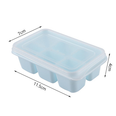 18/36 rácsos kerek jégkocka tálca tetővel kockakészítő Pp műanyag forma élelmiszer minőségű forma Kreatív kütyük barkácsolt fagylalt forma