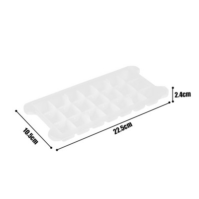 18/36 rácsos kerek jégkocka tálca tetővel kockakészítő Pp műanyag forma élelmiszer minőségű forma Kreatív kütyük barkácsolt fagylalt forma