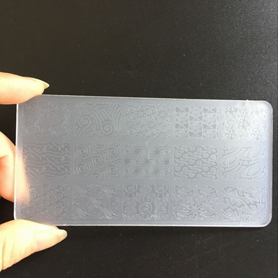 Ново!!! 1 бр. 6*12 cm JKL Lace Design Пластмасови плочи за щамповане Nail Art Image Stamping Nail Art Plates Инструмент за шаблон за маникюр JKL17