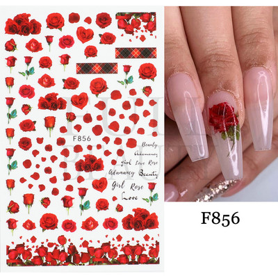 Τρισδιάστατα αυτοκόλλητα νυχιών Dragon Μαύρα Snake Sliders Money Αυτοκόλλητα νυχιών με κινέζικο χαρακτήρα Διακόσμηση πρωτοχρονιάς Αξεσουάρ μανικιούρ NTF723