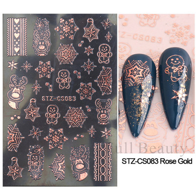 Αυτοκόλλητα νυχιών 3D striping Tape Gold Sliver Μαύρο Λευκό Κόλλα με ίσια γραμμή καμπύλης συρόμενα Διακοσμητικά νυχιών LASTZ-CS169