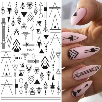 3D küünekleebiste jooned isetegemine roosa kuldne küünekunst liugurid isekleepuvad metallist triibud jooned tähed kleebised kumerad kaunistused maniküür