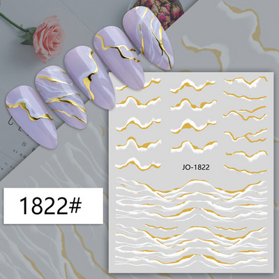 3D küünekleebiste jooned isetegemine roosa kuldne küünekunst liugurid isekleepuvad metallist triibud jooned tähed kleebised kumerad kaunistused maniküür