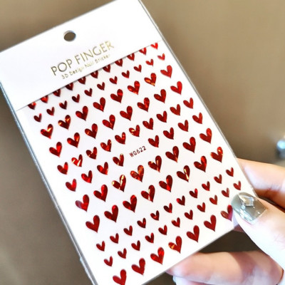 3D küünekleebiste jooned isetegemine roosa kuldne küünekunst liugurid isekleepuvad metallist triibud jooned tähed kleebised kumerad kaunistused maniküür