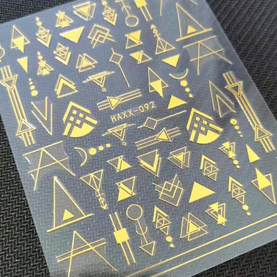 3D küünekleebiste jooned isetegemine roosa kuldne küünekunst liugurid isekleepuvad metallist triibud jooned tähed kleebised kumerad kaunistused maniküür