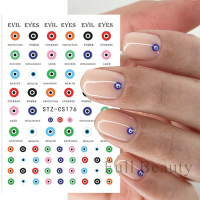 Metalni srebrni leptir 3D naljepnica za nokte Aurora Holografska laserska zvijezda Zmija Mjesec Novogodišnji klizač Proljetni dekor za manikuru NFSTZ-X002