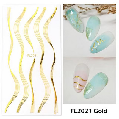 1 τεμ Bird Flower 3D Platinum Nail Αυτοκόλλητο Φυτό Φύλλο Αστερισμός Maskmanicure Foils Nail Art Φιλμ DIY Διακόσμηση