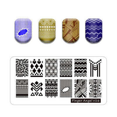 1 tk Bubble Fire küünte tembeldusplaadid Lillede lehtede geomeetria ülekandešabloonid Graffiti joon, kiri, küünte templikunst, hooldustööriistad