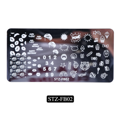 Σχεδιασμός πλάκας σφράγισης καλουπιών νυχιών, επαναχρησιμοποιήσιμη γρήγορη μεταφορά πολλαπλών χρήσεων Vintage πεταλούδα με χαριτωμένα μοτίβα DIY εργαλεία νυχιών προμήθειες