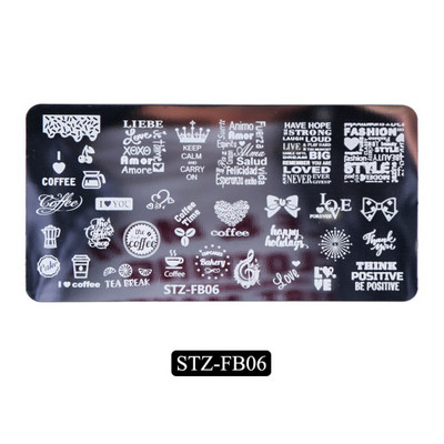 Σχεδιασμός πλάκας σφράγισης καλουπιών νυχιών, επαναχρησιμοποιήσιμη γρήγορη μεταφορά πολλαπλών χρήσεων Vintage πεταλούδα με χαριτωμένα μοτίβα DIY εργαλεία νυχιών προμήθειες