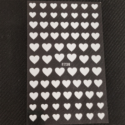 3D naljepnica za nokte Biljna linija Cvijet Male cvjetne naljepnice za nokte Samoljepljive naljepnice za dizajn za manikuru Nail Art Decoration