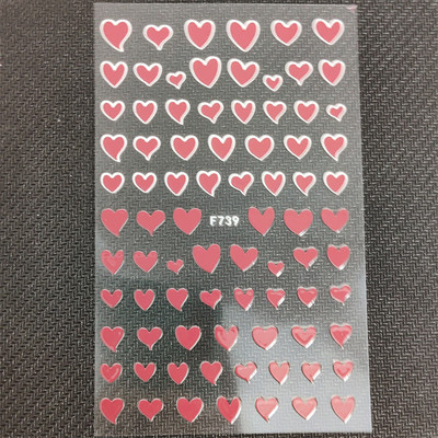 3D naljepnica za nokte Biljna linija Cvijet Male cvjetne naljepnice za nokte Samoljepljive naljepnice za dizajn za manikuru Nail Art Decoration