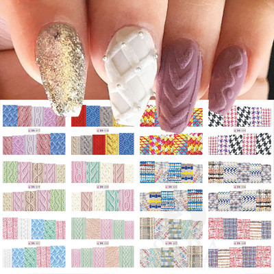 Armsad pingviiniküünekleebised lumi talv loomad vesiliugurid jõulupühade küünte kaunistustarvikute kleebis BEBN1945-1956