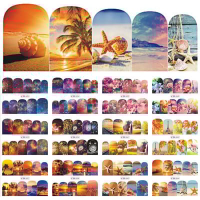 Armsad pingviiniküünekleebised lumi talv loomad vesiliugurid jõulupühade küünte kaunistustarvikute kleebis BEBN1945-1956