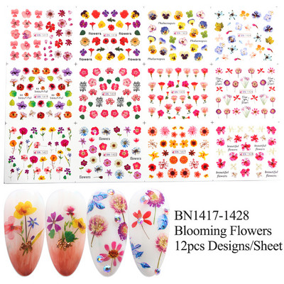 Armsad pingviiniküünekleebised lumi talv loomad vesiliugurid jõulupühade küünte kaunistustarvikute kleebis BEBN1945-1956