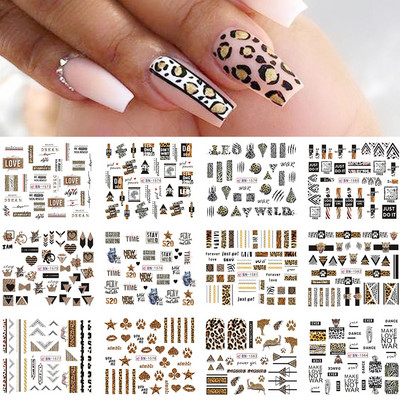 Armsad pingviiniküünekleebised lumi talv loomad vesiliugurid jõulupühade küünte kaunistustarvikute kleebis BEBN1945-1956