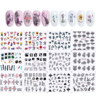 Armsad pingviiniküünekleebised lumi talv loomad vesiliugurid jõulupühade küünte kaunistustarvikute kleebis BEBN1945-1956