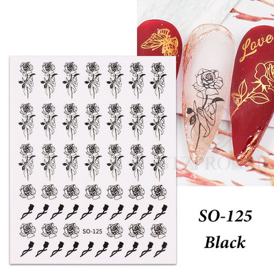 Αυτοκόλλητο Butterfly Nail Art Holograghic Πολύχρωμο Big Butterfly Charms Gel για μανικιούρ νυχιών βερνίκι Πρωτοχρονιάτικο Διακόσμηση Αγίου Βαλεντίνου SLJO