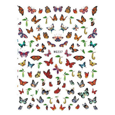1 ΤΕΜ. ιριδίζοντα 3D αυτοκόλλητα πεταλούδας αυτοκόλλητα αυτοκόλλητα συρόμενα πολύχρωμα DIY Χρυσά Αυτοκόλλητα Μεταφοράς Νυχιών Φύλλα Διακοσμητικά μεμβράνης