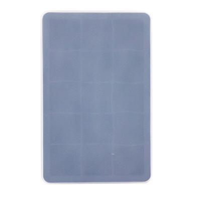 15 rácsos szilikon jégtálca forma műanyag fedéllel fagyasztókészítő jégkocka forma négyzet alakú fagylaltkészítő konyhai barkácseszköz