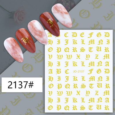 Αυτοκόλλητα νυχιών Γεωμετρικές γραμμές Μαύρα άσπρα γράμματα Loves Back Κόλλα Αυτοκόλλητα νυχιών Διακόσμηση για Συμβουλές νυχιών ομορφιά