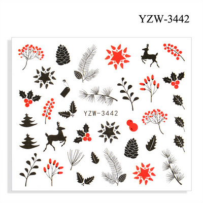 1 φύλλο τρισδιάστατο λευκό χρυσό Χριστουγεννιάτικο συρόμενο αυτοκόλλητο νυχιών Αυτοκόλλητα Νιφάδες χιονιού Πρωτοχρονιάτικα αυτοκόλλητα μεμβράνη για μανικιούρ Διακοσμητικά αυτοκόλλητα ομορφιάς