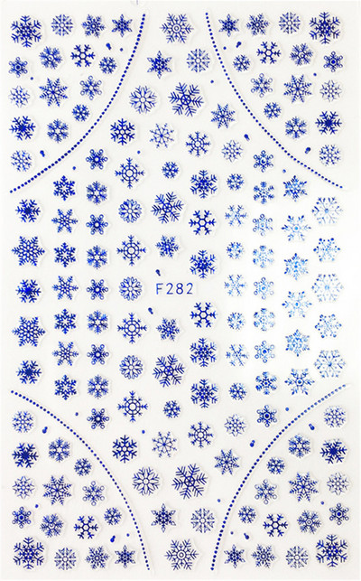 1 φύλλο τρισδιάστατο λευκό χρυσό Χριστουγεννιάτικο συρόμενο αυτοκόλλητο νυχιών Αυτοκόλλητα Νιφάδες χιονιού Πρωτοχρονιάτικα αυτοκόλλητα μεμβράνη για μανικιούρ Διακοσμητικά αυτοκόλλητα ομορφιάς