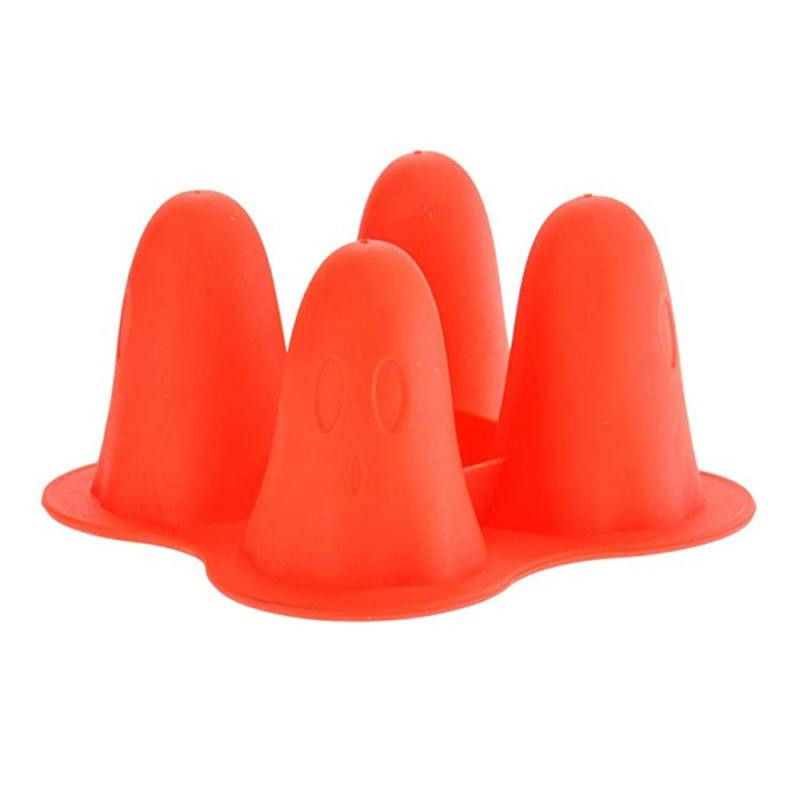 Szellem jégtálca kocka forma borospohár dekoráció jégkocka forma Vicces fagylalt forma szilikon csokoládé puding készítés bár kellékek