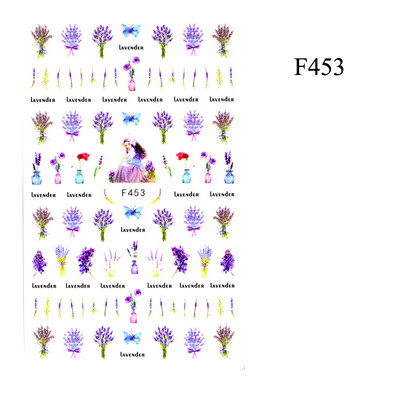 2023. aasta suvelillede flamingo küünekleebised 3D abstraktsed daami näokujunduse kleepuvad liugurmähised maniküüri küünte kaunistustega kleebised