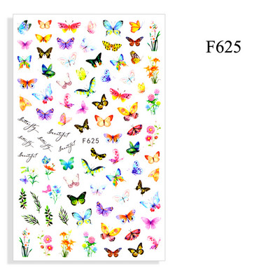 2023. aasta suvelillede flamingo küünekleebised 3D abstraktsed daami näokujunduse kleepuvad liugurmähised maniküüri küünte kaunistustega kleebised