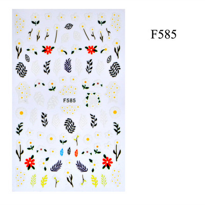 2023. aasta suvelillede flamingo küünekleebised 3D abstraktsed daami näokujunduse kleepuvad liugurmähised maniküüri küünte kaunistustega kleebised