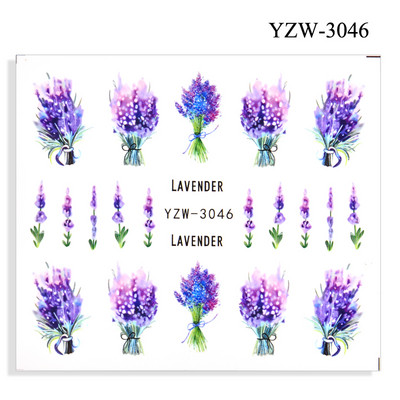 2023. aasta suvelillede flamingo küünekleebised 3D abstraktsed daami näokujunduse kleepuvad liugurmähised maniküüri küünte kaunistustega kleebised